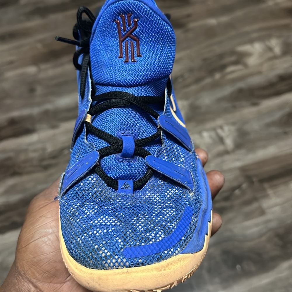 Nike KI Kids 6.5Y Basketball Shoes Sneakers Blue CT4080-400 227458